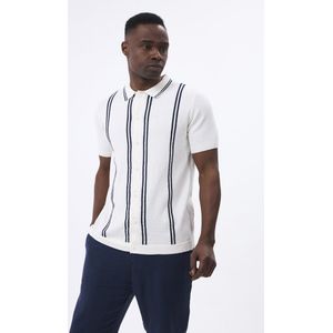 Felix Hardy - Overhemd Knit - Ecru - Katoen - Korte Mouw Heren