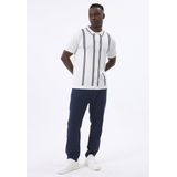 Felix Hardy - Overhemd Knit - Ecru - Katoen - Korte Mouw Heren