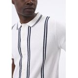 Felix Hardy - Overhemd Knit - Ecru - Katoen - Korte Mouw Heren