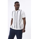 Felix Hardy - Overhemd Knit - Ecru - Katoen - Korte Mouw Heren