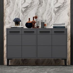 Emob - Dressoir - Antraciet - 120x30x75 cm