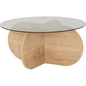 Skye Decor Couchtisch 100% TEMPERED GLASS, 35 cm x 75 cm x 75 cm S2268