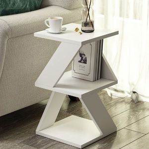 Zijtafel ALBENI 50x30 cm wit