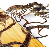 Asir - Decoratief Houten Wandaccessoire - Veelkleurig - 100% Hout