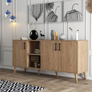 Emob - Commode - Bruin - 45x180x80 cm