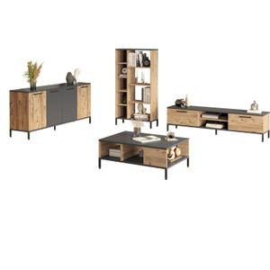 TV-meubelset Osaka met salontafel en wandkasten | Kalune Design