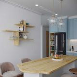 Asir - Wandplank - Eik - 80,5 x 123 x 22 cm