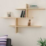 Asir - Wandplank - Eik - 80,5 x 123 x 22 cm