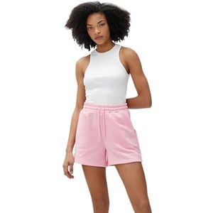 Koton Dames Pocket Detail Trekkoord Mini Shorts, roze (274), L