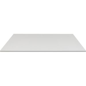 furni24 Tafelblad van 140 x 70 cm, perfect voor in hoogte verstelbare bureaus, computertafel, gamingtafel, multifunctionele tafel, eettafels en meer, 25 mm stabiel tafelblad, duurzaam, grijs
