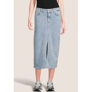 LTB - IRENE - Damesrok - Denim - Rits- en Drukknoopsluiting