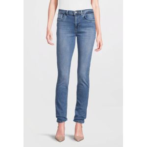 LTB Jeans Dames Jonna 100 - Skinny High Rise Basic-5-Pocket Medium Wash Blauw van katoenmix - Maat W26L34, blauw, 26W / 34L