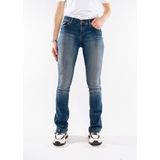 LTB - Damesjeans - Bootcut - Blauw - Katoenmix - Mid Rise