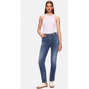 LTB - Dames Jeans - Denim - Katoenmix - Straight High Rise - Blue Dark Wash