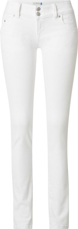 LTB - Damesjeans - Katoenmix - Slim - Licht Gewassen Wit
