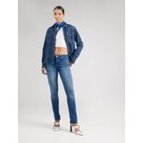 LTB Jeans Dames Fallon 200 - Slim Mid Rise Basic-5-Pocket Dark Wash Blue van katoenmix - maat W28L30, blauw, 28W / 30L