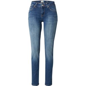 LTB Jeans Dames Fallon 200 - Slim Mid Rise Basic-5-Pocket Dark Wash Blue van katoenmix - maat W29L34, blauw, 29W / 34L