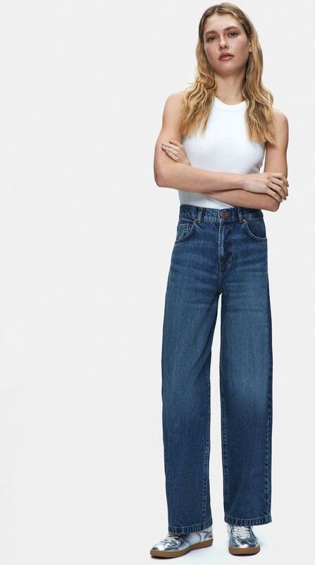 LTB - Larrie B - Jeans - Blauw - Hoge Taille