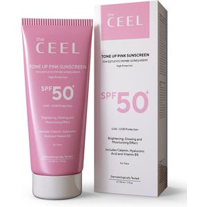 Egaliserende Zonnecrème Pink Tone Up spf 50+