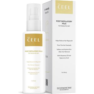 The Ceel Haarverdunnende melk - Verdunnen, verminderen en ontharen van ongewenste haren - Post depilatory milk 60 ml