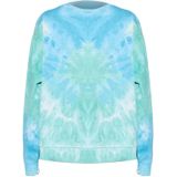 No Matter What - Sweatshirt - Lichtblauw Lichtgroen Offwhite - Ronde Hals - Lange Mouw