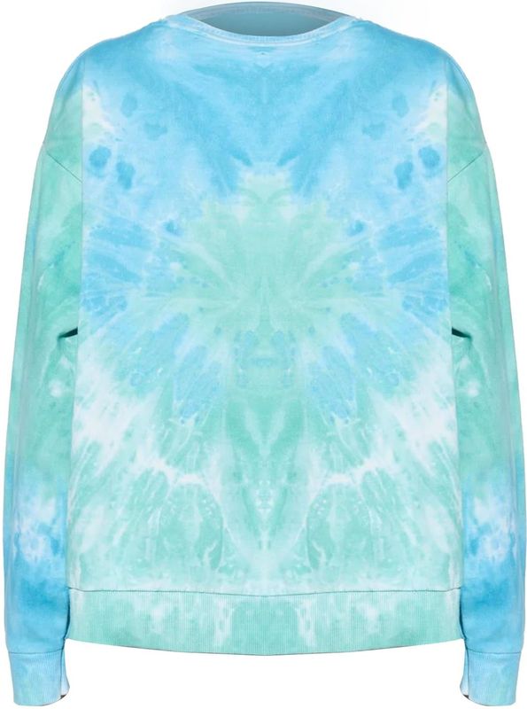 No Matter What - Sweatshirt - Lichtblauw Lichtgroen Offwhite - Ronde Hals - Lange Mouw