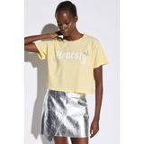 Bikini - Geribbelde Kraag - Jersey - Ronde Hals - Kwartmouw - Normale Pasvorm