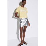 Bikini - Geribbelde Kraag - Jersey - Ronde Hals - Kwartmouw - Normale Pasvorm