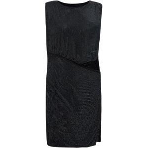 Galajurk - Effen - Glitterend - Slanke Pasvorm - Mouwloos