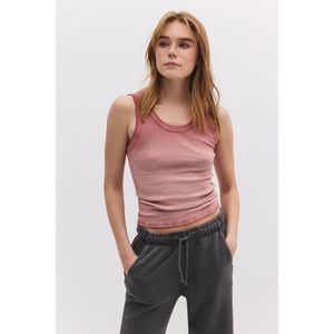 Haltertop - Kleurverloop - Jersey - Mouwloos - Slanke Pasvorm