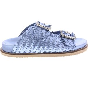 Inuovo - 395010 - Slippers - Blauw - Metallic Leer