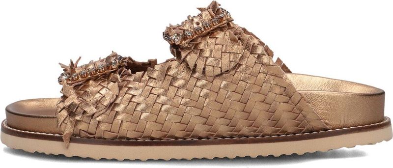 Inuovo - Model 395010 - Sandalen - Bruin - Geweven Leer - Rubber Zool