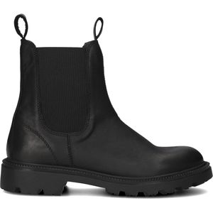 INUOVO - A63004 - Chelsea Boots - Zwart - Leer