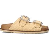 Inuovo - 396027 - Dames Slippers - Beige - Leer