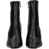 INUOVO - Enkellaarsjes - Zwart - Glad Leer - Blokhak