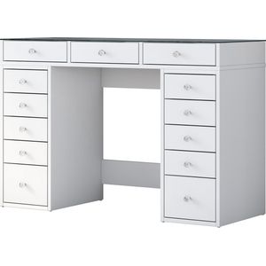 Asir - Make-uptafel - Wit x 44,5 x,8 cm