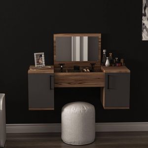 Kalune Design - Kaptafel - Walnoot - Spaanplaat - 100 cm breed