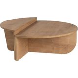 Arabic House Salontafel Orion Naturel - Melamine - 90x90x35cm