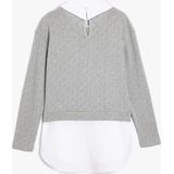 Koton SWEATSHIRTS Overhemdkraag Met gebruik van twee verschillende stoffen Sweatshirt