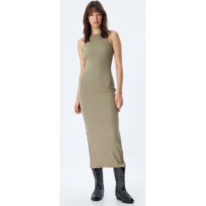 Midi-lengte Halterkraag Jurk
