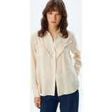 Koton - Blouse - Beige - Blouseshirt - Lange Mouw - Normale Pasvorm
