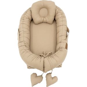 Mordesign Cappuccino Babynest met Kussen D-19