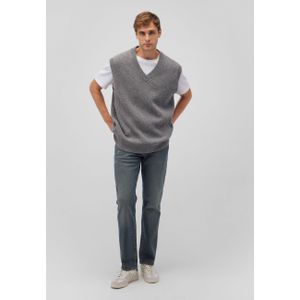 Mavi Heren mouwloze sweater, grijs gemêleerd, S, gemengd grijs, S