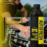 AutoFresh - Luxe Autoreinigingsset - 12-delig - Inclusief Polijstende Autosjampoo - Dashboard Glansspray