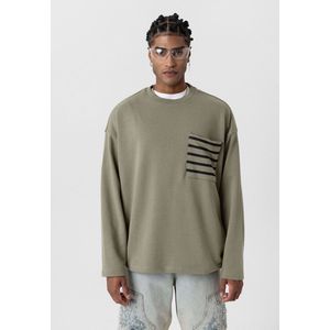Dandalo Sweatshirt  kaki / zwart
