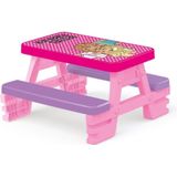 Dolu - Barbie - Picknicktafel - Roze/Paars - Geschikt voor Kinderen Vanaf 3 Jaar