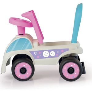 Dolu - Loopauto - Roze/Wit - Geschikt voor Kinderen van 12 tot 36 Maanden