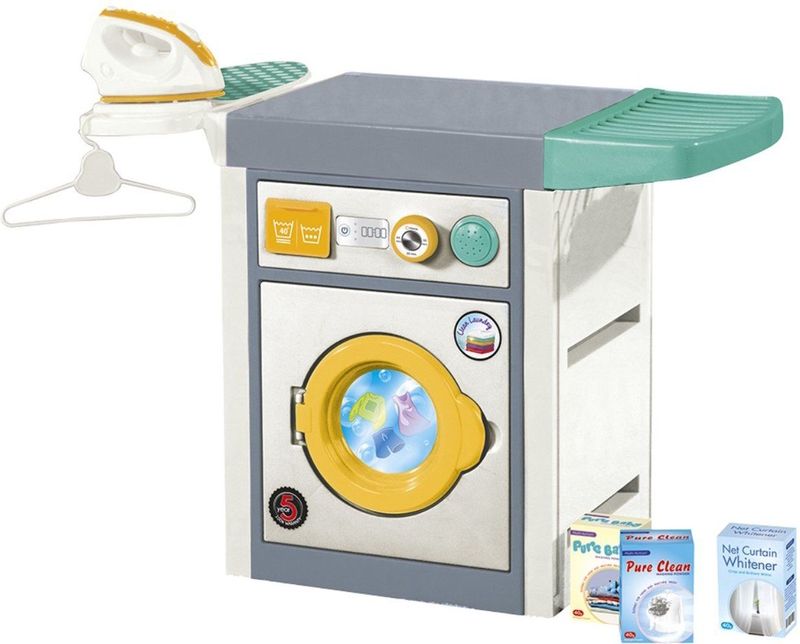 Dolu - Wasmachine - Speelgoed - Wit - Kunststof