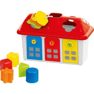 Vormenstoof - Huis - Blokkendoos - Sleutels - speelgoed 1 jaar