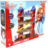 Dolu Toy Factory New York Garage met 4 Etages/2 Die-Cast Auto's/2 Verkeersborden/Boom